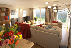 Setee and view in the lounge area