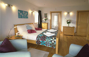 Front bedroom of apartment showing en-suite