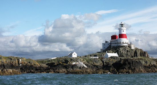 The Skerries lighthouse from the south