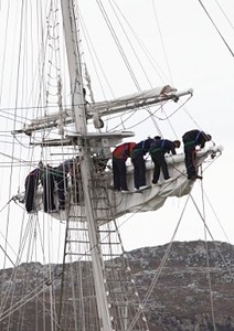 Tall ships at Holyhead