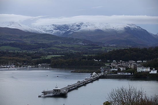 First snow on Snowdonia in November 2014