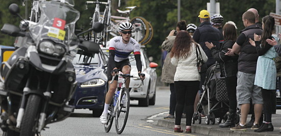 Aviva Tour of Britain Cycle race 2015.