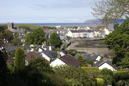 Image of Beaumaris from the top of Red Hill